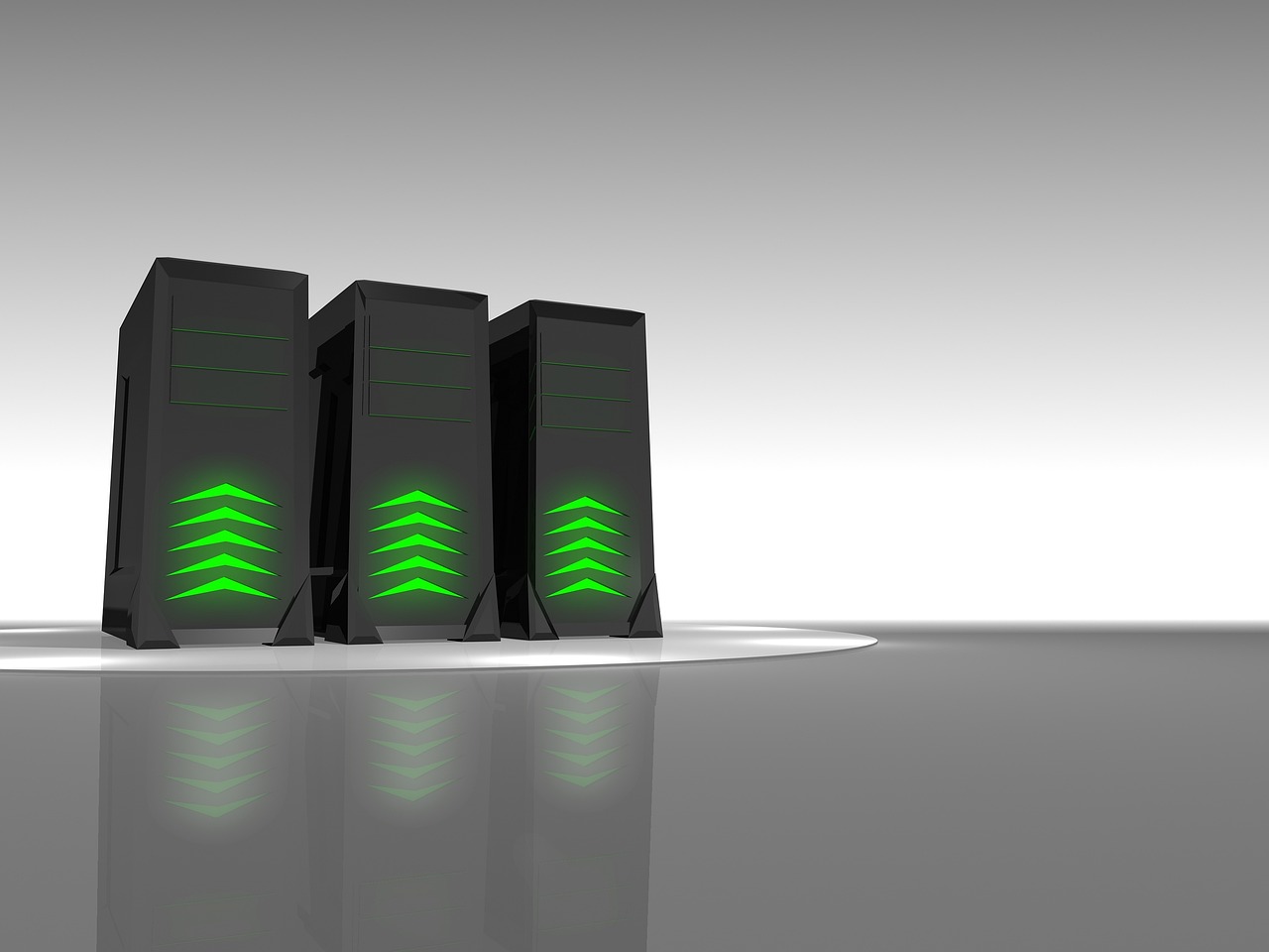 This is an image of web hosting servers.